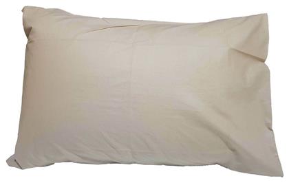 Cotton Line Σετ Μαξιλαροθήκες με Φάσα 50x70εκ. Μπεζ Le Blanc