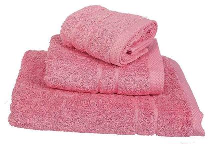 Πετσέτα Χεριών Πεννιέ 600γρ 40x60εκ. Ροζ Βάρους 600gr/m² Le Blanc από το Plus4u