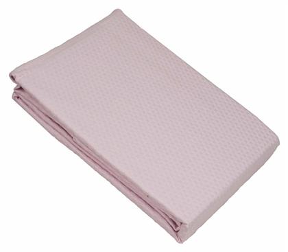 Sanforized Κουβέρτα Πικέ Υπέρδιπλη 245x250 Pink Le Blanc από το Plus4u