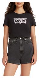 Levi's Γυναικείο T-shirt Μαύρο. από το Karakikes