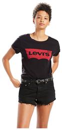 Levi's The Perfect Large Batwing T-Shirt Μαύρο 173690201 - Levis