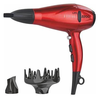 Attitude Hairdryer Πιστολάκι Μαλλιών με Φυσούνα 2200W 221-0311 Life