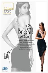 Linea D'oro Lift Up Brazil Effect Γυναικείο Καλσόν 15 Den Σύσφιξης Caramel - Linea Doro από το Closet22