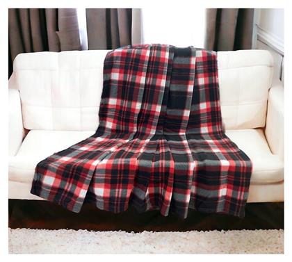 Διπλή 200x220εκ. Aurora Κόκκινη Linea Home