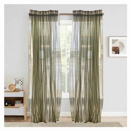 Κουρτίνα με Τρέσα Λαδί / Χρυσό 280x300εκ. Linea Home