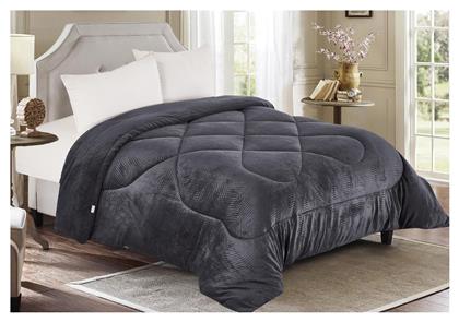 Κουβερτοπάπλωμα Υπέρδιπλο 220x240εκ. Γκρι Linea Home