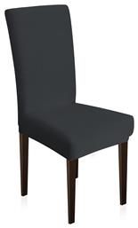 Ελαστικό Κάλυμμα Καρέκλας Elegance Anthracite Lino Home από το MyCasa