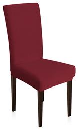 Ελαστικό Κάλυμμα Καρέκλας Elegance Bordeaux Lino Home από το MyCasa