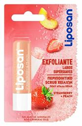 Lip Scrub Lip Balm Strawberry + Peach 4.8gr Liposan