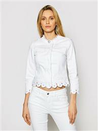 Liu Jo Τζιν μπουφάν WA1095 T4033 Λευκό Slim Fit από το Modivo
