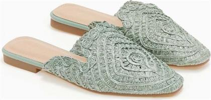 Loafers με πλεκτο σχέδιο - Πράσινο από το Issue Fashion