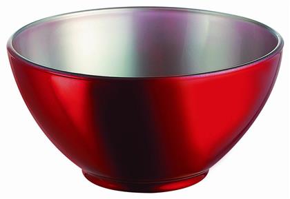 Flashy Μπωλ Σερβιρίσματος Δημητριακών Inox Red με Διάμετρο 7εκ. Luminarc