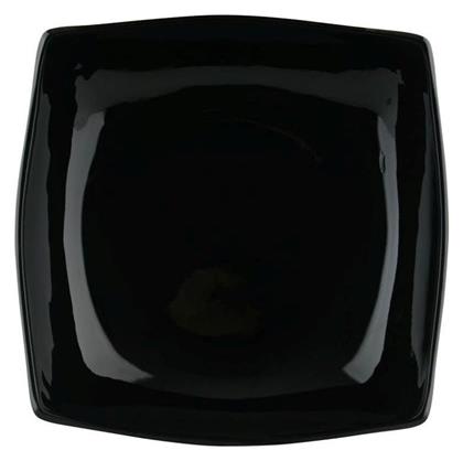 Quadrato Πιάτο Βαθύ Τετράγωνο Γυάλινο Μαύρο 20x20cm Luminarc