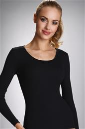 ΜΑΥΡΟ ΜΑΚΡΥΜΑΝΙΚΟ ΦΑΝΕΛΑΚΙ - 468033 από το Style Icon Boutique