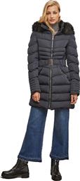 Μακρύ καπιτονέ parka - Μπλε από το Issue Fashion