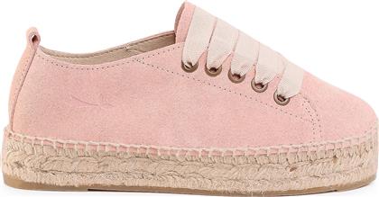 Hamptons Sneakers Suede Γυναικείες Εσπαντρίγιες Pastel Rose Manebi