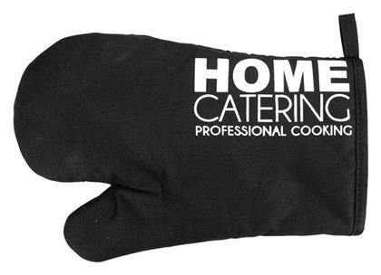 Home Catering Γάντι Κουζίνας Υφασμάτινο σε Μαύρο Χρώμα Marva