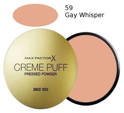 Creme Puff Powder Compact 59 Gay Whisper 14gr Max Factor