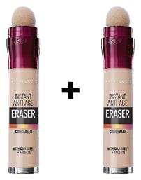 Instant Anti Age Eraser Set Liquid Concealer Neutralizer 2x6ml Maybelline