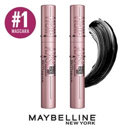 Lash Sensational Sky High Mascara για Μήκος 01 Black 2x7.5ml Maybelline