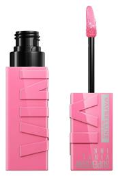 Superstay Vinyl Ink Long Lasting Liquid Κραγιόν 155 Upbeat 4.2ml Maybelline