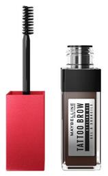 Tattoo Brow 36H Gel για Φρύδια 260 Deep Brown Maybelline από το Pharm24