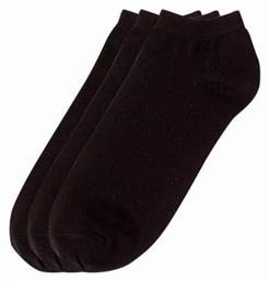 ME-WE Γυναικείες Μονόχρωμες Κάλτσες Μαύρες 3Pack από το Zaboo