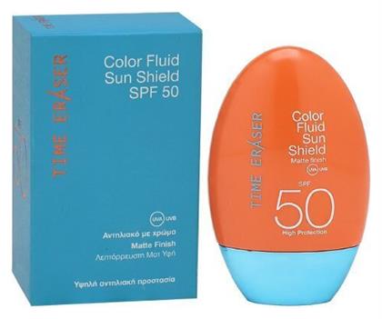 Time Eraser Color Αντηλιακή Λοσιόν Προσώπου SPF50 με Χρώμα 50ml Medisei