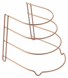 Canyon Βάση Οργάνωσης Κουζίνας Μεταλλική σε Ροζ Χρυσό Χρώμα 23x27x23cm Metaltex