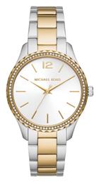 Layton Ρολόι με Μεταλλικό Μπρασελέ Ασημί/Χρυσό Michael Kors