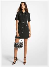 Mini All Day Φόρεμα με Κουμπιά Μαύρο Michael Kors