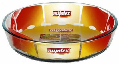 Στρογγυλό Πυρίμαχο Σκεύος Γυάλινο 2100ml Mijotex