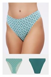Fimelle Κυλοτάκια Tai Modal Γυναικεία Slip 2Pack Πράσινα Minerva