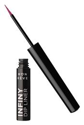 Infiny Dip Waterproof Πινέλο Eye Liner 12 Rasberry 2ml Mon Reve