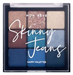 Skinny Jeans Happy Palettes 5 Παλέτα Σκιών Ματιών 15gr Mon Reve