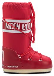 Icon Γυναικείες Μπότες Χιονιού Κόκκινες Moon Boot