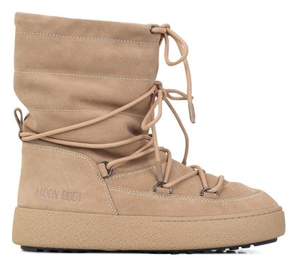 Suede Γυναικείες Μπότες Χιονιού Μπεζ Moon Boot από το Modivo