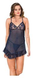 10082 Sara Baby Doll Plus Size Navy Blue Moongirl