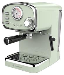 R20807EMG Μηχανή Espresso 1100W Πίεσης 20bar Πράσινη Morris