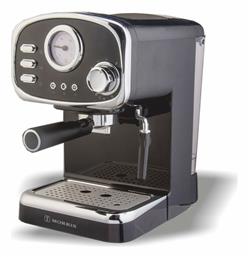 R20822EMK Μηχανή Espresso 1100W Πίεσης 20bar Μαύρη Morris από το Plus4u