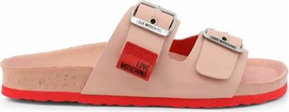 Moschino Δερμάτινα Γυναικεία Σανδάλια σε Ροζ Χρώμα από το 99FashionBrands