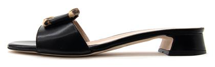 Δερμάτινα Mules Μαύρα 2/25604 Mourtzi