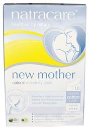 Natracare New Mother Σερβιέτες Λοχείας με Φτερά για Αυξημένη Ροή 4 Σταγόνες 10τμχ - At Life