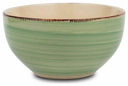 Lines Μπωλ Σερβιρίσματος Δημητριακών Στρογγυλό Κεραμικό Oil Green με Διάμετρο 14εκ. Nava