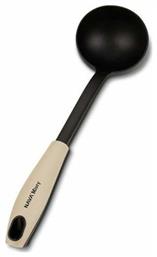 Misty Βαθιά Κουτάλα Σούπας από Νάυλον Μαύρη 35cm 1τμχ Nava