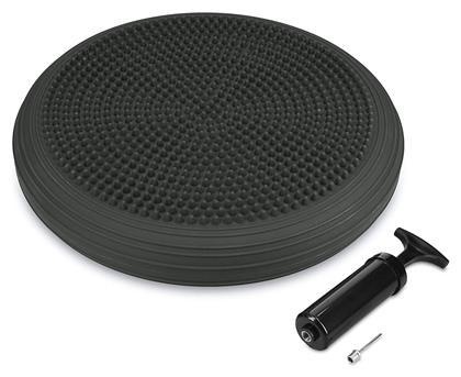 Air Stability Wobble Cushion Δίσκος Ισορροπίας Μαύρος με Διάμετρο 33cm Navaris