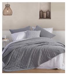 Nef-Nef Homeware Eydis Κουβερλί Υπέρδιπλο Βαμβακερό Grey 230x240cm - Nef Nef