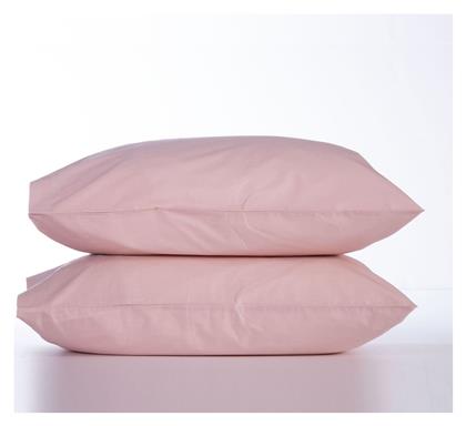 Nef-Nef Homeware Basic Σετ Μαξιλαροθήκες με Φάσα 52x72εκ. 1011 Pink - Nef Nef