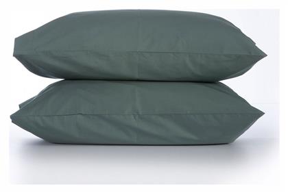 Nef-Nef Homeware Basic Σετ Μαξιλαροθήκες με Φάσα 52x72εκ. 1172 Green - Nef Nef