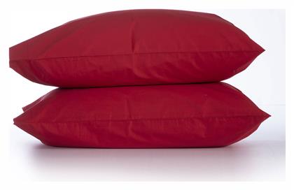 Nef-Nef Homeware Basic Σετ Μαξιλαροθήκες με Φάσα 52x72εκ. 1173 Red - Nef Nef